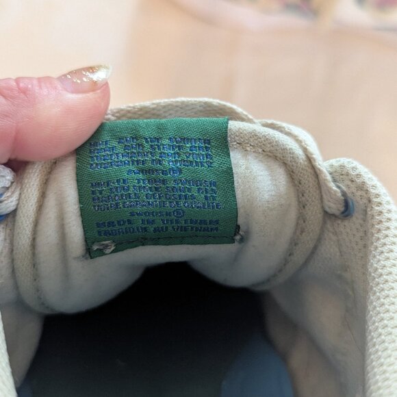 Nike SB Charge CNVS PRM Sneakers 4.5Y White Fossil Evergreen Floral Canvas Shoes - Picture 8 of 9